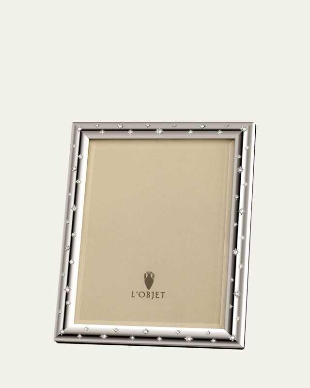 Stars Platinum Picture Frame, 5" x 7"